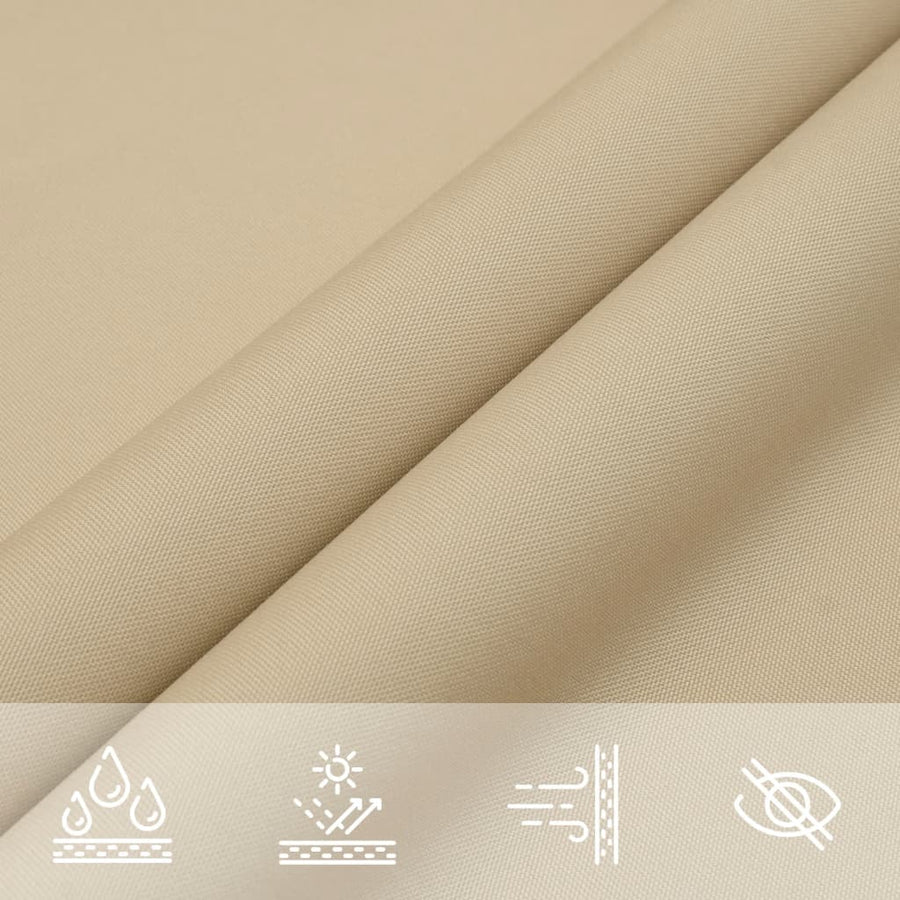 Zonnescherm Vierkant 2,5X2,5 M Oxford Stof Beige 2.5 x 2.5 m