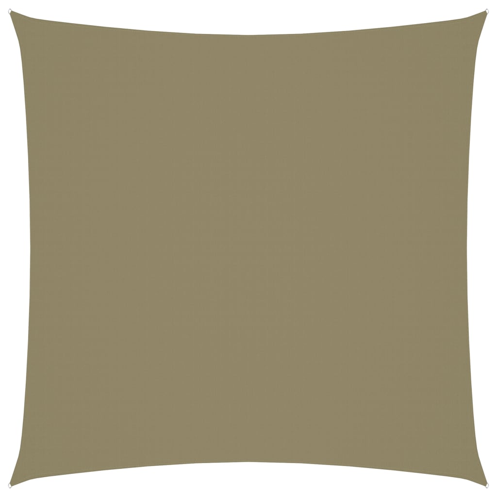 Zonnescherm vierkant 4x4 m oxford stof beige 4 x 4 m Beige