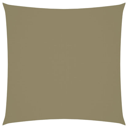 Zonnescherm vierkant 4x4 m oxford stof beige 4 x 4 m Beige