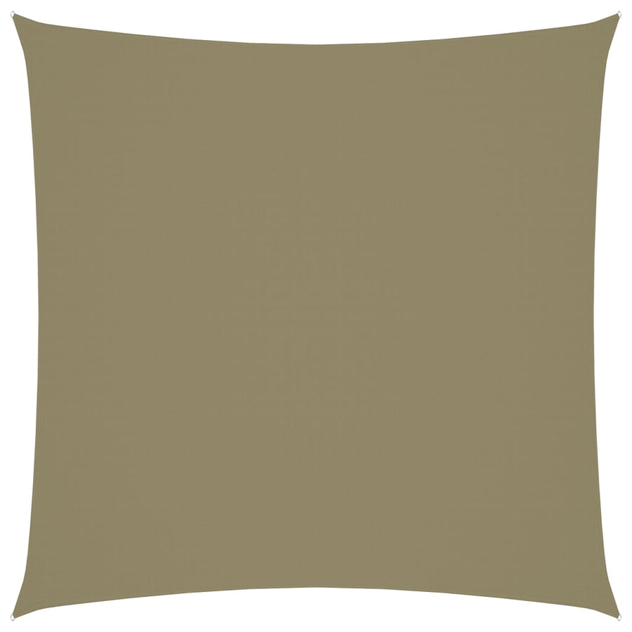Zonnescherm vierkant 4x4 m oxford stof beige 4 x 4 m Beige