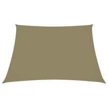 Zonnescherm vierkant 4x4 m oxford stof beige 4 x 4 m Beige