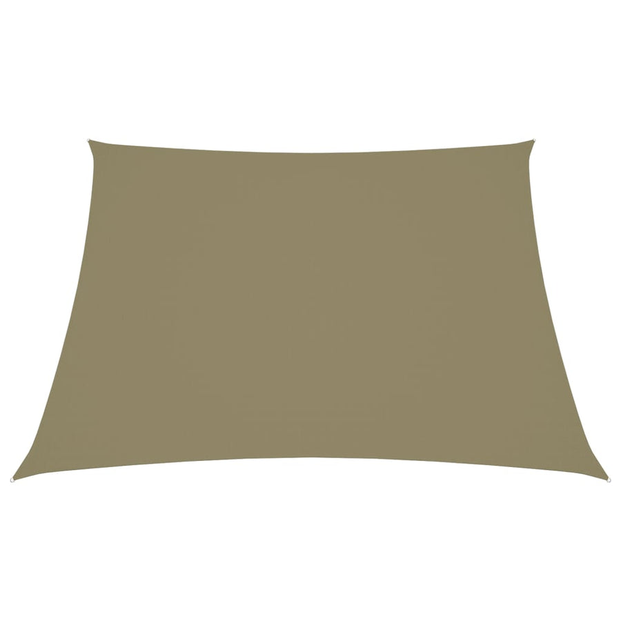 Zonnescherm vierkant 4x4 m oxford stof beige 4 x 4 m Beige