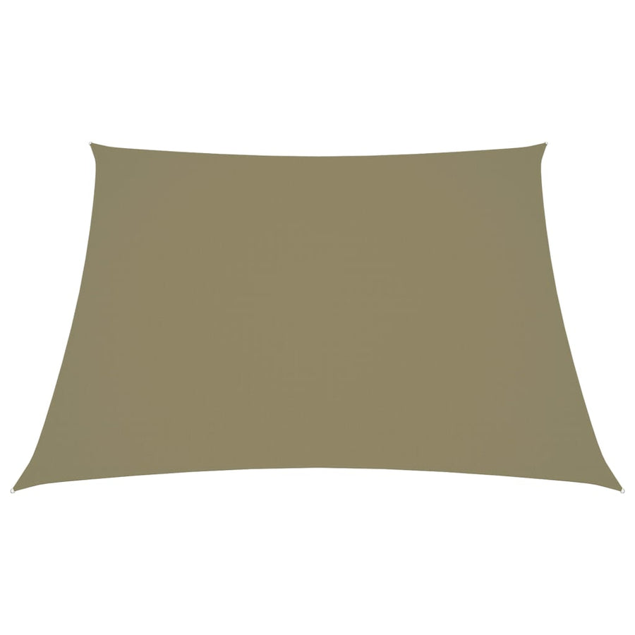 Zonnescherm vierkant 5x5 m oxford stof beige 5 x 5 m Beige