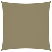 Square sun shade 6x6 m oxford fabric beige