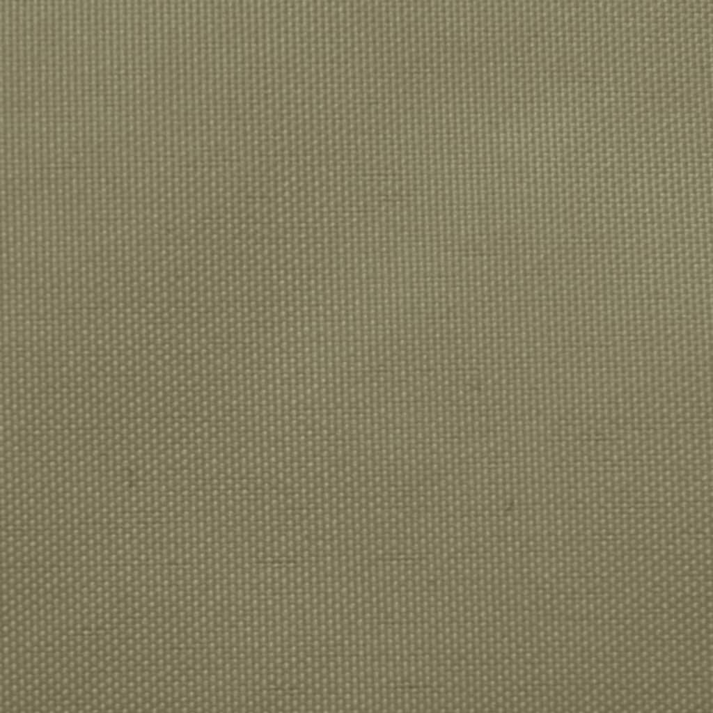 Zonnescherm rechthoekig 2x2,5 m oxford stof beige 2 x 2.5 m