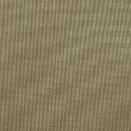 Zonnescherm rechthoekig 2x2,5 m oxford stof beige 2 x 2.5 m