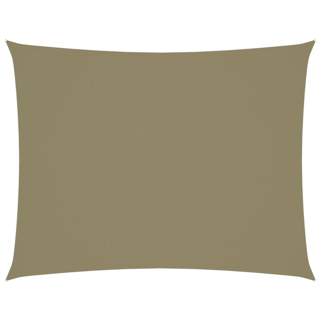 Zonnescherm Rechthoekig Oxford Stof Beige 2 x 3 m