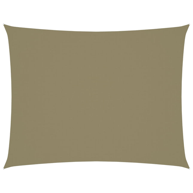 Zonnescherm Rechthoekig 2,5X4 M Oxford Stof Beige 2.5 x 4 m