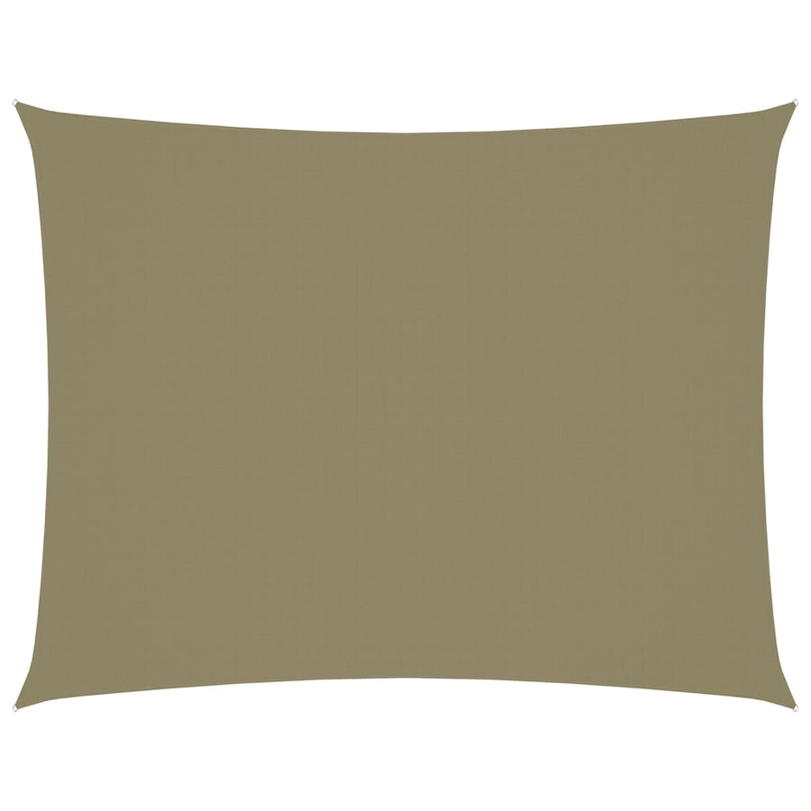 Zonnescherm Rechthoekig 2,5X4 M Oxford Stof Beige 2.5 x 4 m