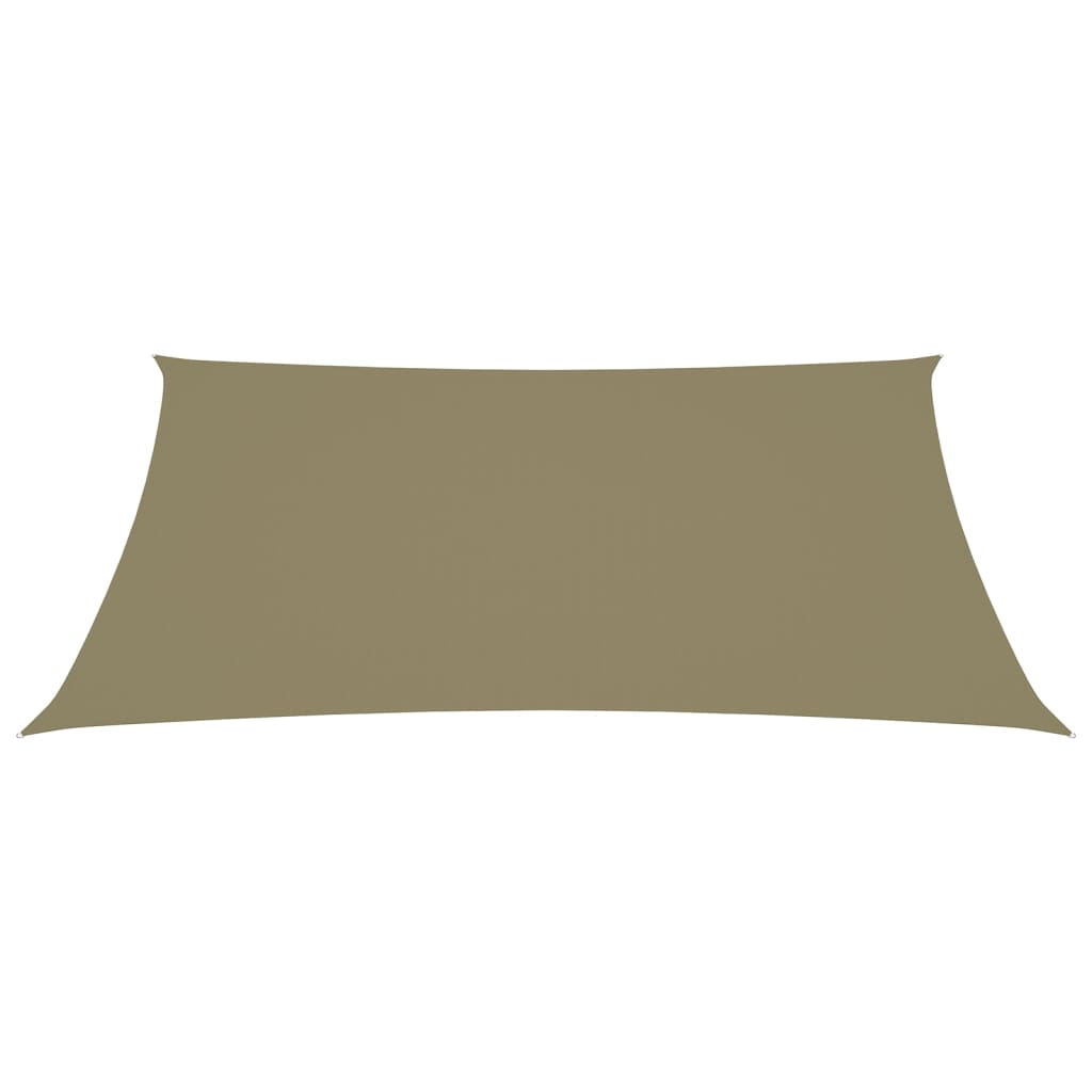 Zonnescherm Rechthoekig 2,5X4 M Oxford Stof Beige 2.5 x 4 m