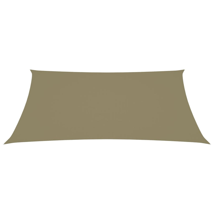 Zonnescherm Rechthoekig 2,5X4 M Oxford Stof Beige 2.5 x 4 m