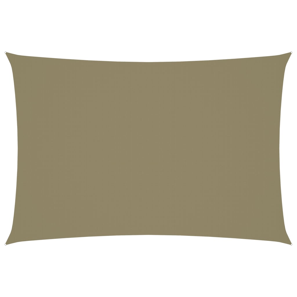 Zonnescherm Rechthoekig 2,5X4,5 M Oxford Stof Beige 2.5 x 4.5 m