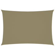 Zonnescherm rechthoekig 2.5x4.5 m beige oxford stof