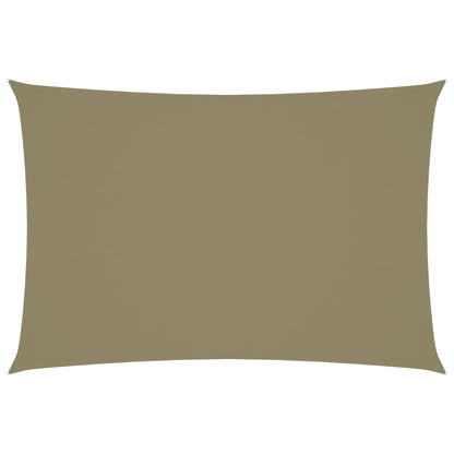 Zonnescherm Rechthoekig 2,5X4,5 M Oxford Stof Beige 2.5 x 4.5 m