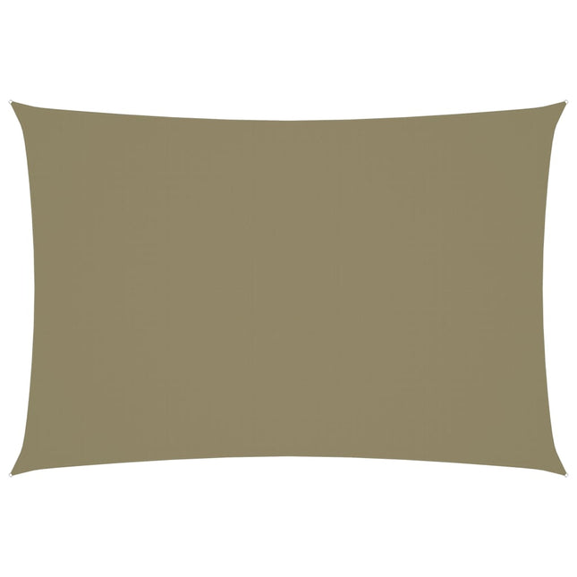 Zonnescherm Rechthoekig 2,5X4,5 M Oxford Stof Beige 2.5 x 4.5 m