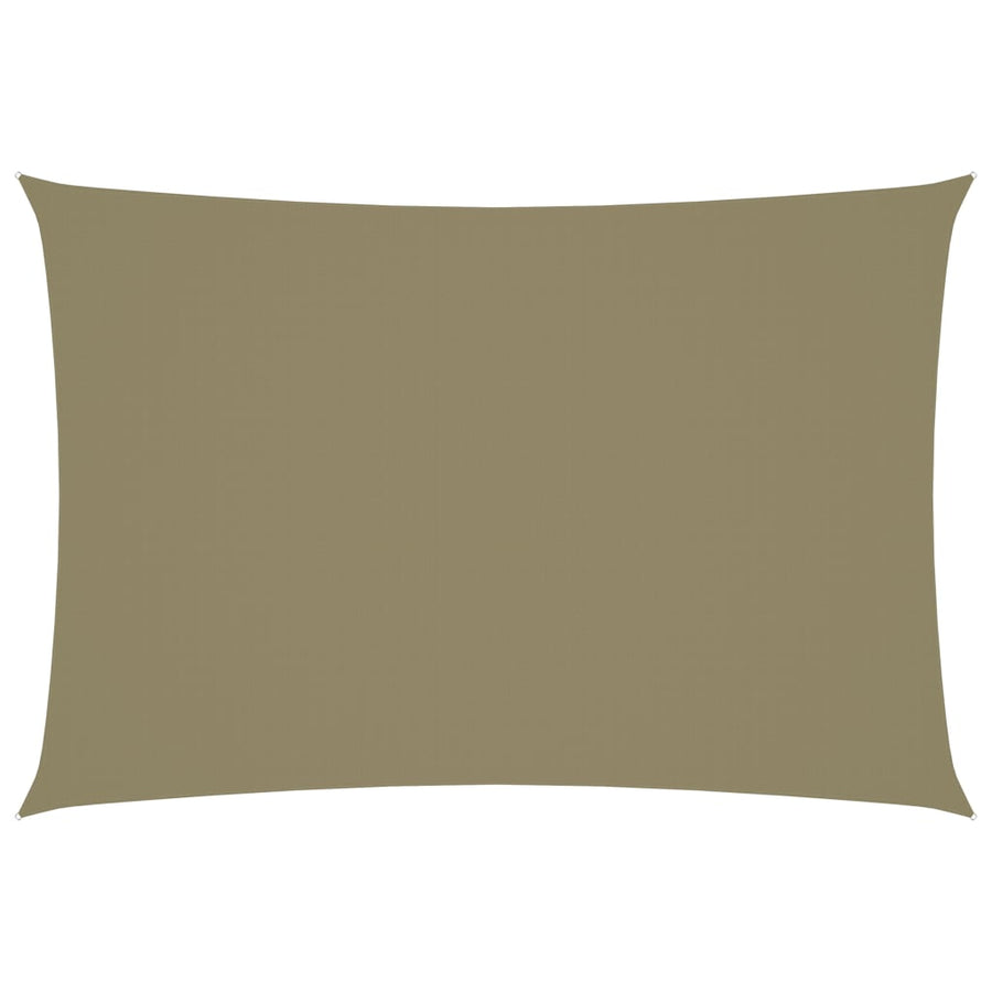 Zonnescherm Rechthoekig 2,5X4,5 M Oxford Stof Beige 2.5 x 4.5 m