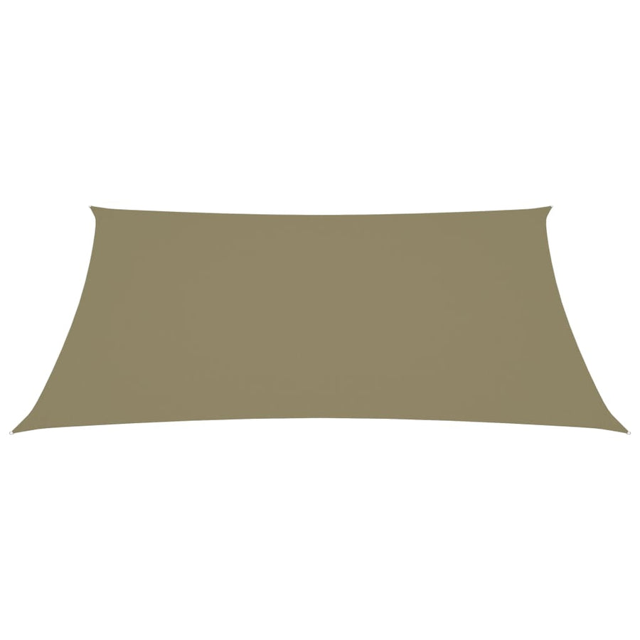 Zonnescherm Rechthoekig 2,5X4,5 M Oxford Stof Beige 2.5 x 4.5 m
