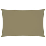 Zonnescherm rechthoek 2,5x5 m beige oxford stof