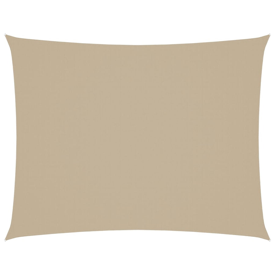Zonnescherm rechthoekig 3x4 m oxford stof beige