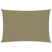 Zonnescherm rechthoekig 3x5 m oxford stof beige
