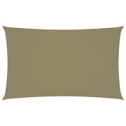 Zonnescherm rechthoekig 3x6 m oxford stof beige