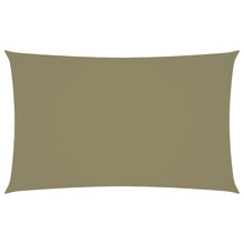 Zonnescherm Rechthoekig Oxford Stof Beige 3 x 6 m
