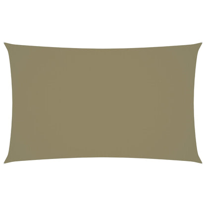 Zonnescherm Rechthoekig Oxford Stof Beige 3 x 6 m