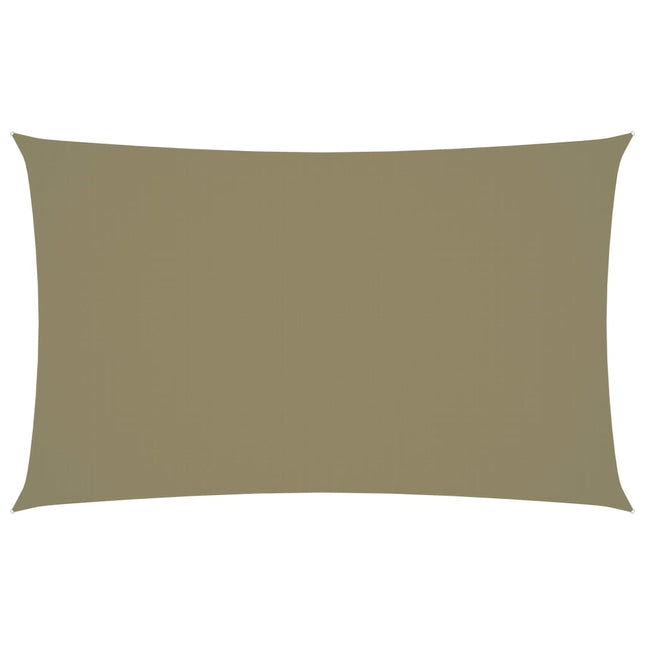 Zonnescherm Rechthoekig Oxford Stof Beige 3 x 6 m