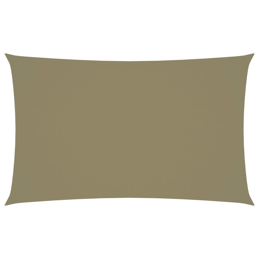 Zonnescherm Rechthoekig Oxford Stof Beige 3 x 6 m