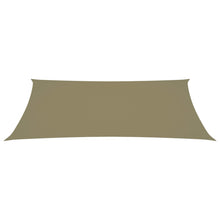 Zonnescherm Rechthoekig Oxford Stof Beige 3 x 6 m