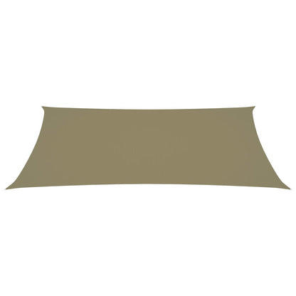 Zonnescherm Rechthoekig Oxford Stof Beige 3 x 6 m