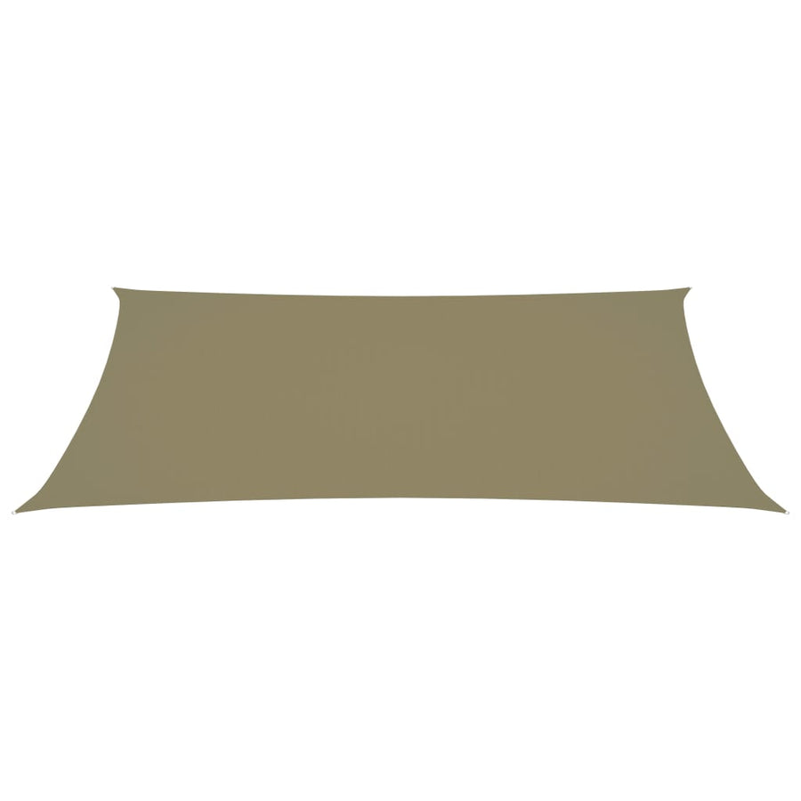Zonnescherm Rechthoekig Oxford Stof Beige 3 x 6 m
