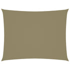 Zonnescherm Rechthoekig 3,5X4,5 M Oxford Stof Beige 3.5 x 4.5 m