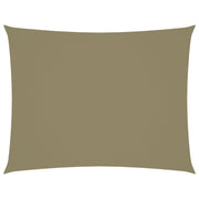 Zonnescherm rechthoekig 3,5x5 m beige oxford stof