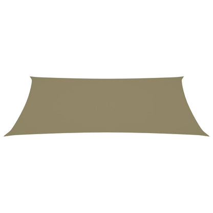 Zonnescherm Rechthoekig Oxford Stof Beige 4 x 7 m