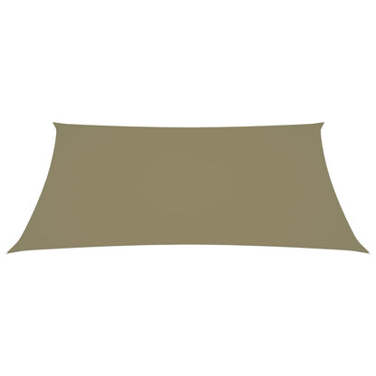 Zonnescherm Rechthoekig Oxford Stof Beige 5 x 6 m