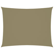 Zonnescherm rechthoekig 5x7 m oxford stof beige 5 x 7 m