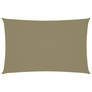 Zonnescherm rechthoekig 5x8 m oxford stof beige