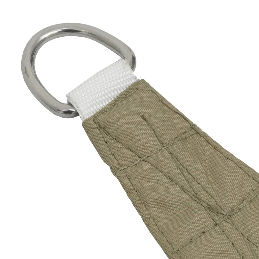 Zonnescherm rechthoekig 5x8 m oxford stof beige 5 x 8 m
