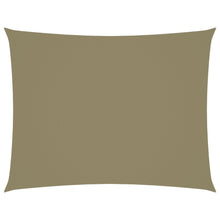 Zonnescherm rechthoekig 6x7 m oxford stof beige 6 x 7 m