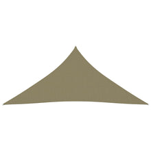 Zonnescherm Driehoekig Oxford Stof 3 x 3 x 3 m Beige