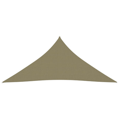 Zonnescherm Driehoekig Oxford Stof 3 x 3 x 3 m Beige