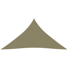 Zonnescherm Driehoekig Oxford Stof 3 x 4 x 4 m Beige