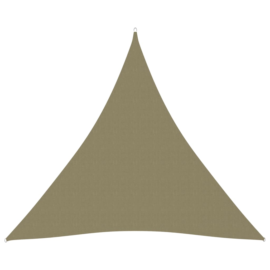 Zonnescherm Driehoekig 4,5X4,5X4,5 M Oxford Stof 4.5 x 4.5 x 4.5 m Beige