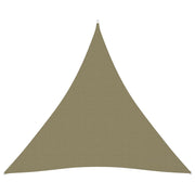 Zonnescherm driehoekig 4,5x4,5x4,5 m oxford stof beige
