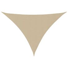 Zonnescherm Driehoekig Oxford Stof Beige 5 x 6 x 6 m