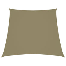 Zonnezeil Trapezium Oxford Stof 2/4 x 3 m Beige