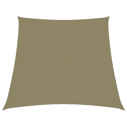 Zonnezeil Trapezium Oxford Stof 2/4 x 3 m Beige