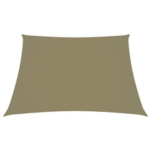 Zonnezeil Trapezium Oxford Stof 2/4 x 3 m Beige