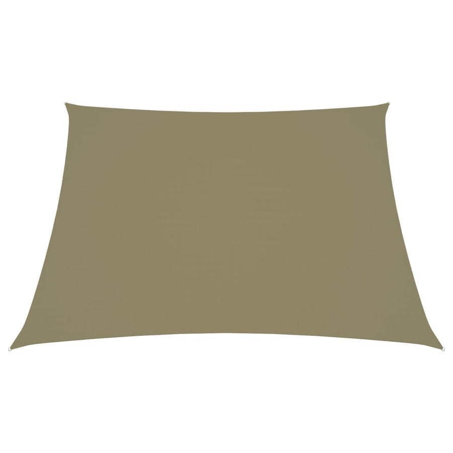 Zonnezeil Trapezium Oxford Stof 2/4 x 3 m Beige